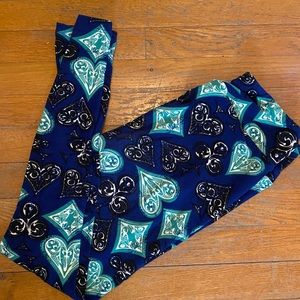 LuLaRoe OS Spades leggings